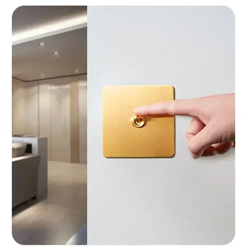 Wall Light Toggle Switch Gold  - Home Improvement Years ulasan dan harga