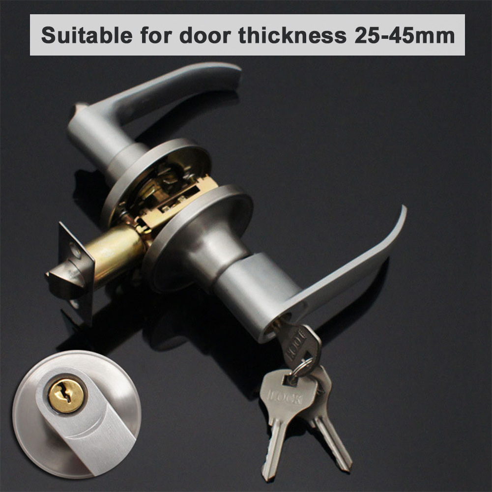 Locking Door Handle Stainless  - Door Knob Replacement ulasan dan harga