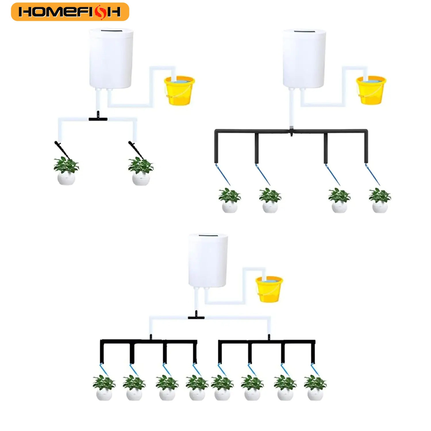 HOMEFISH Automatic Plant Flowe - Home Improvement Tool Time ulasan dan harga