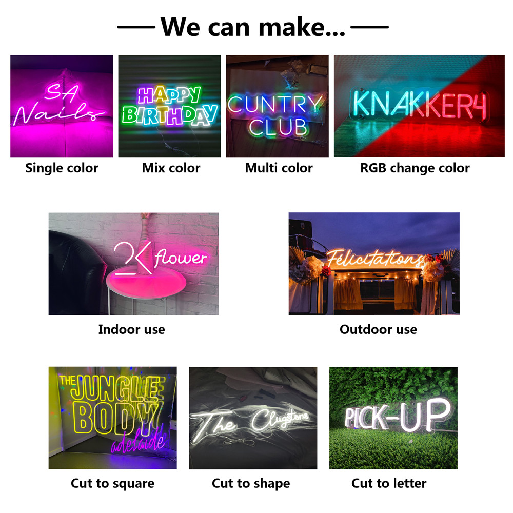 Personalized Design Neon Sign, - Home Improvement Years ulasan dan harga