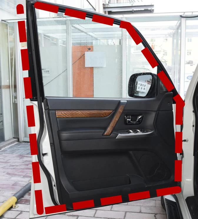 1 Pcs Door Rubber with Clips f - Door Weather Strip ulasan dan harga