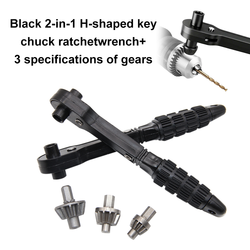 Black H-Shaped Drill Chuck Rat - Home Improvement Warehouse ulasan dan harga