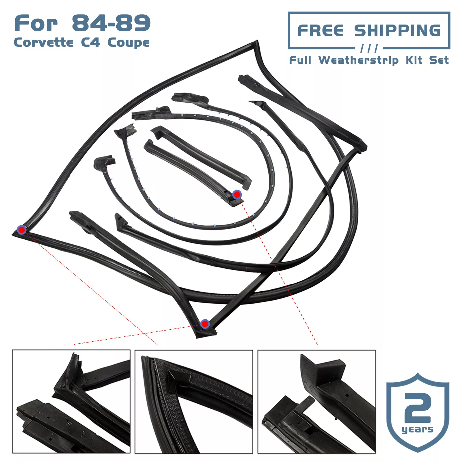 AP02 For Chevy Corvette C4 Cou - Door Weather Strip ulasan dan harga