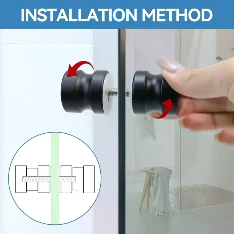 Stylish Shower Glass Door Hand - Door Knob Replacement ulasan dan harga