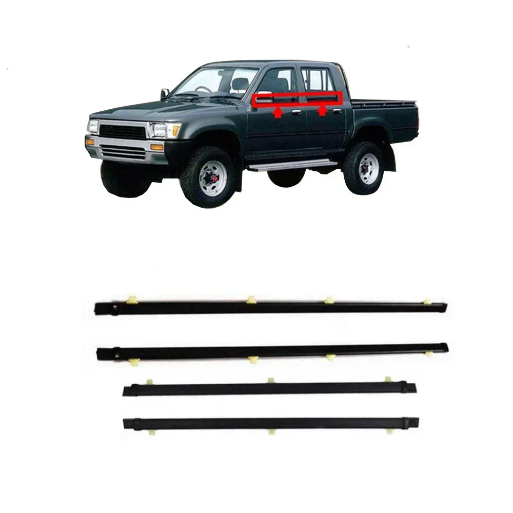 4 Pcs Weatherstrip Moulding Wi - Door Weather Strip ulasan dan harga