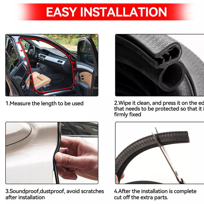 Universal Auto Rubber Seal Wea - Door Weather Strip ulasan dan harga