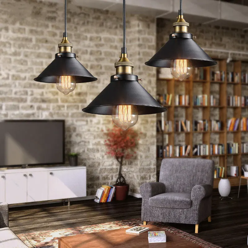 American retro LED E27 Pendant - Home Improvement Years ulasan dan harga