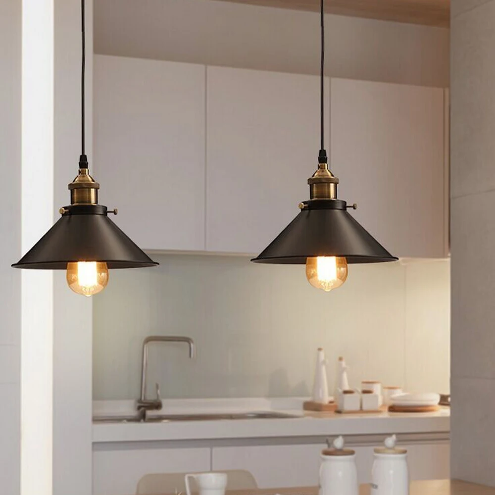 American retro LED E27 Pendant - Home Improvement Years ulasan dan harga