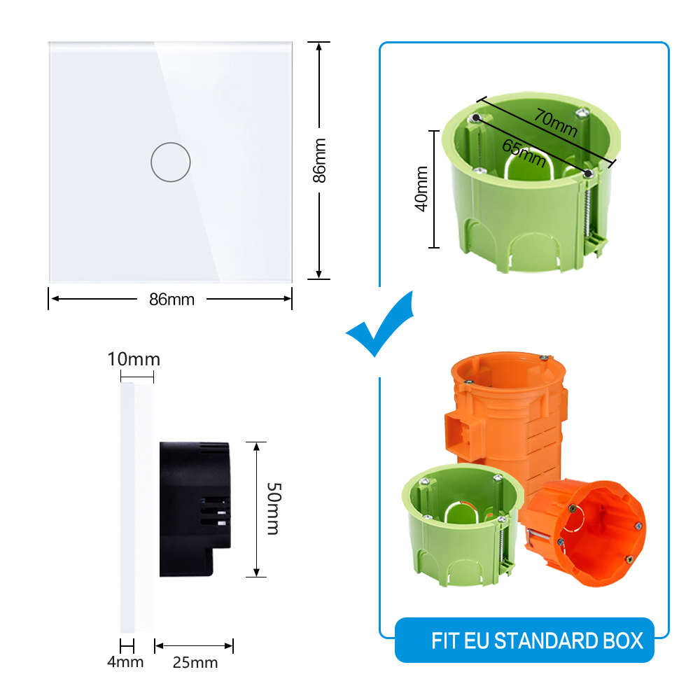 Tawoia Touch Doorbell Switch E - Home Improvement Years ulasan dan harga