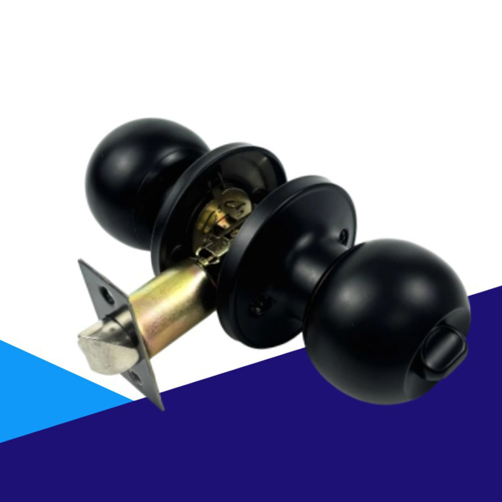 Bathroom Lock Round Handle for - Door Knob Replacement ulasan dan harga