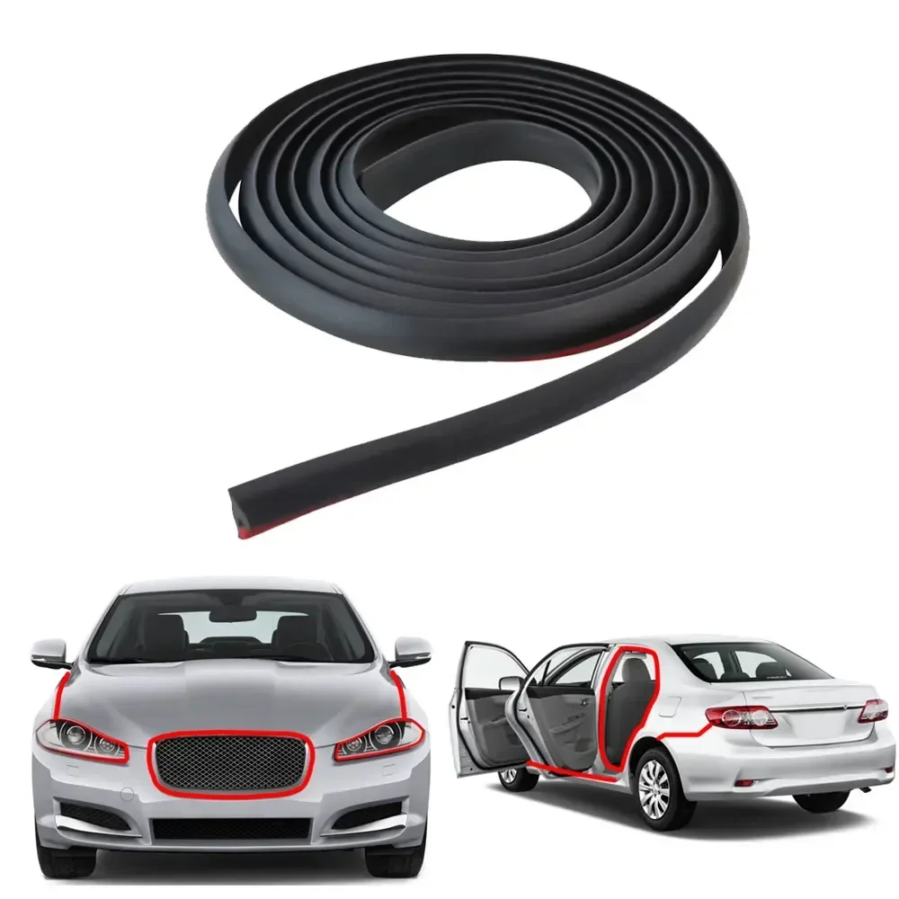 Car 2m Black Universal Slanted - Door Weather Strip ulasan dan harga