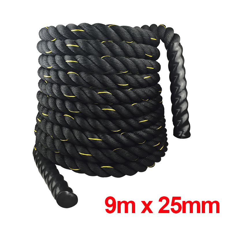 9M/12M/15M Fitness Battle Rope - Home Improvement Man ulasan dan harga